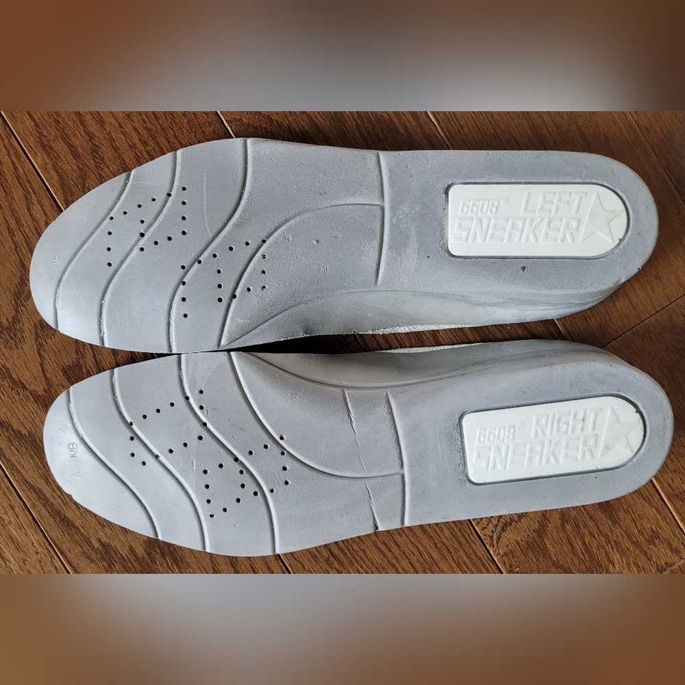 Golden Goose Superstar Light Blue and Gray Python-Effect Sneakers. - Picture 11 of 13